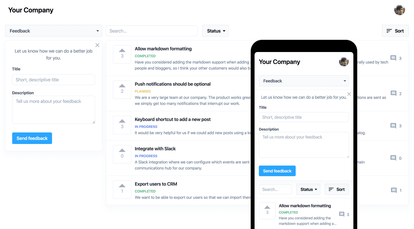 Cover Image for Feedback page for SaaS companies - Announcing Convas
